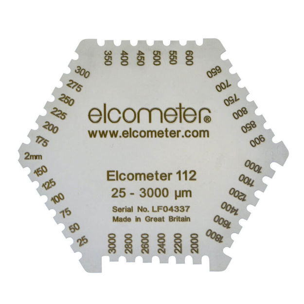 Elcometer 112 Aluminium Wet Film Comb